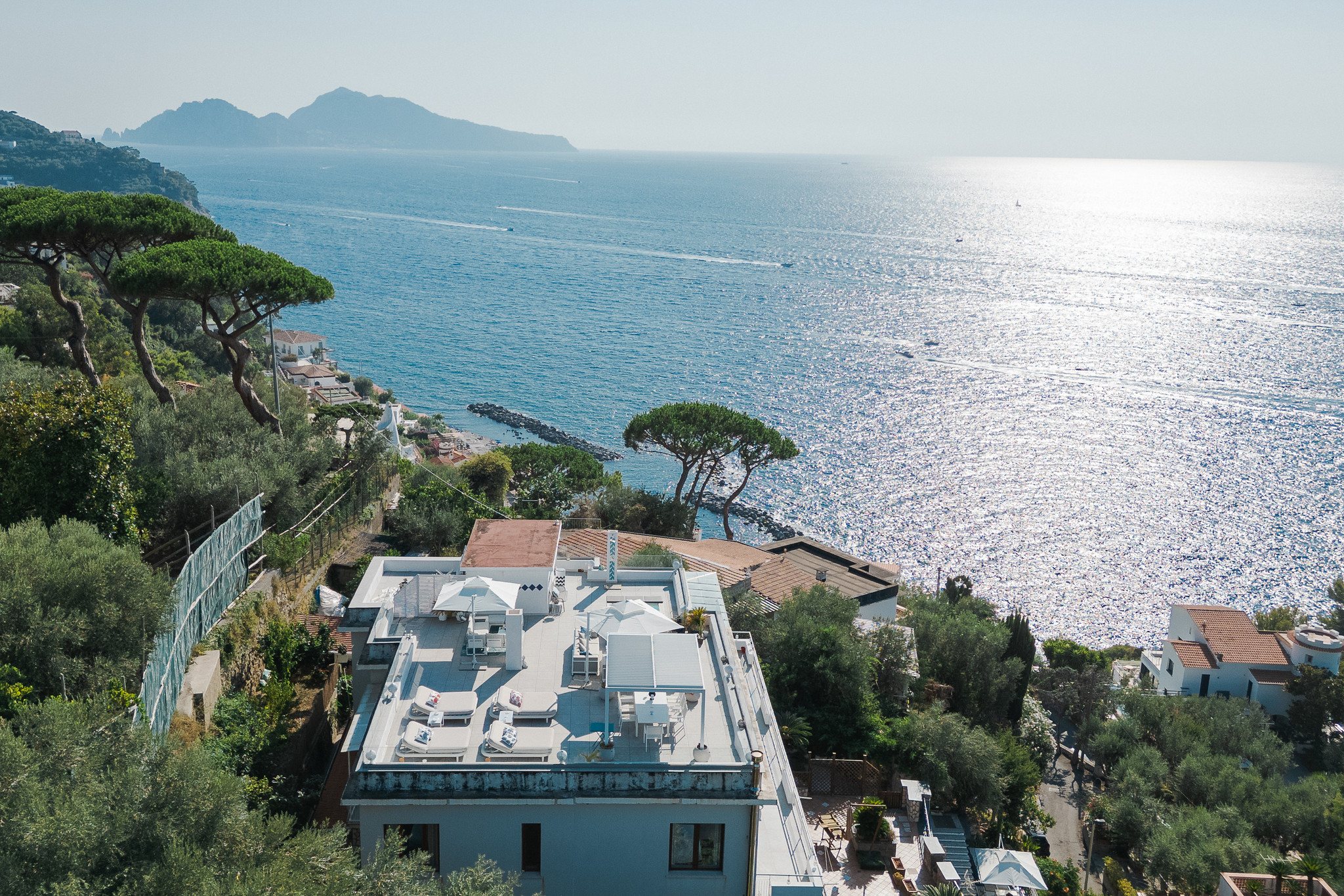 La Balena Blu — private villa above the Mediterranean, Massa Lubrense